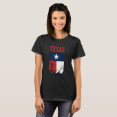 Grappige Texas Lone Star State T-shirt (Voorkant volledig)