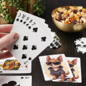 Grappige Thai Ridgeback Kawaii Hond Pokerkaarten (Insitu)