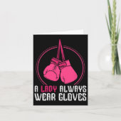 Grappige Thaise Boksen Vrouwen Gift Muay Thai Kaart (Voorkant)