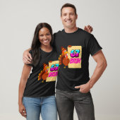 Grappige Thanksgiving 67 Baseball Drip Gobble Kalk T-shirt (Unisex)