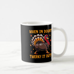 Grappige Thanksgiving Als je twijfelt Twerk het ui Koffiemok