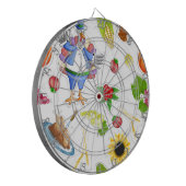 grappige Thanksgiving Dartbord (Voorkant Links)