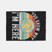 Grappige Thanksgiving Deviled Eggs Je weet waarom  Fleece Deken (Voorkant (Horizontaal))