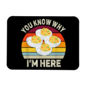 Grappige Thanksgiving Deviled Eggs Je Weet Waarom  Magneet (Horizontaal)