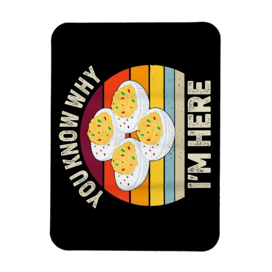 Grappige Thanksgiving Deviled Eggs Je Weet Waarom  Magneet (Verticaal)