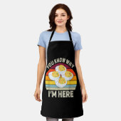 Grappige Thanksgiving Deviled Eggs Je Weet Waarom  Schort (Gedragen)