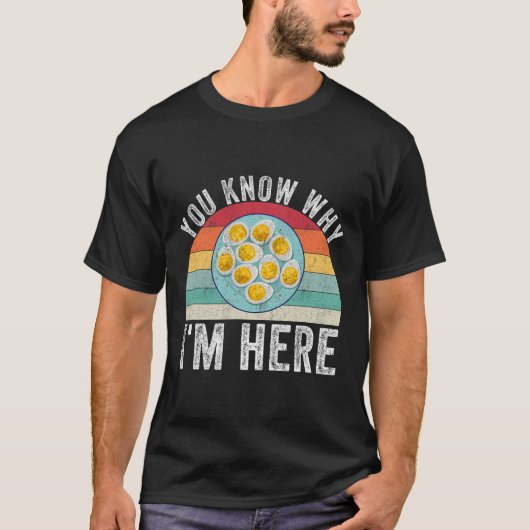 Grappige Thanksgiving Deviled Eggs Je weet waarom  T-shirt (Voorkant)