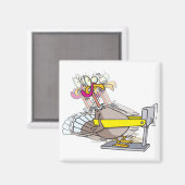 grappige Thanksgiving dieet cartoon turkije Magneet (Voorkant / Achterkant)