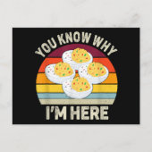 Grappige Thanksgiving Duivelse Eitjes Je weet waar Feestdagenkaart (Voorkant)