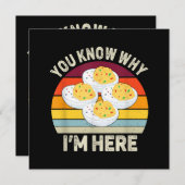 Grappige Thanksgiving Duivelse Eitjes Je weet waar Kaart (Voorkant / Achterkant)