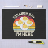 Grappige Thanksgiving Duivelse Eitjes Je weet waar Tissuepapier (Craft)