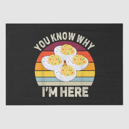 Grappige Thanksgiving Duivelse Eitjes Je weet waar Tissuepapier (Voorkant)