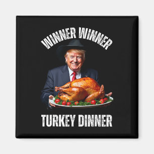 Grappige Thanksgiving Familie Trump Winnaar Winnaa Magneet