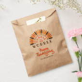 Grappige Thanksgiving GOBBLE TIL JE WOBBLE Bedankzakje (Gezegeld)