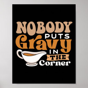 Grappige Thanksgiving-grapjes die niemand in de C Poster
