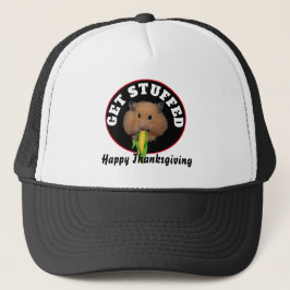 Grappige Thanksgiving hamster Trucker Pet