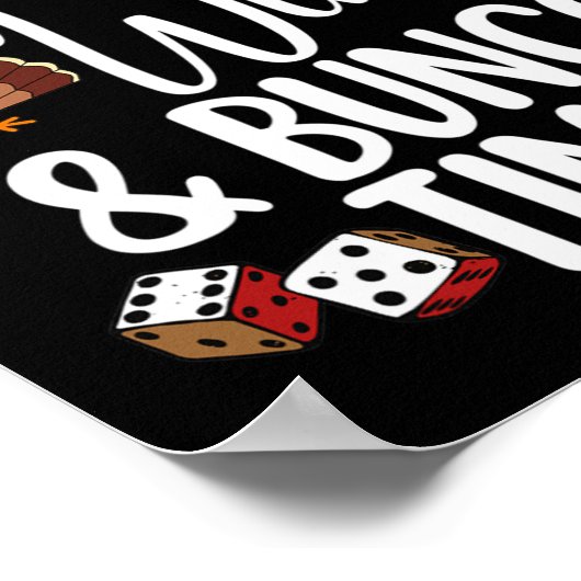 Grappige Thanksgiving Herfst Humor Turkije Wijn en Poster (Hoek)