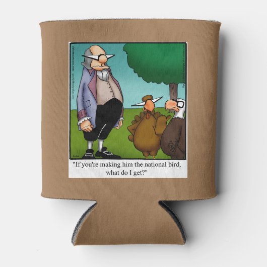 Grappige Thanksgiving Humor Bierkoeler Gift (Voorkant)
