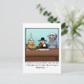 Grappige Thanksgiving Humor Briefkaart "Spectickle (Staand voorkant)