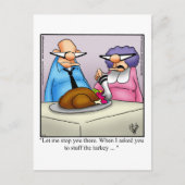 Grappige Thanksgiving Humor Briefkaart "Spectickle (Voorkant)