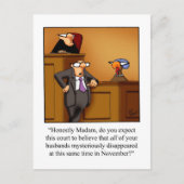 Grappige Thanksgiving Humor Briefkaarten (Voorkant)