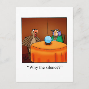 Grappige Thanksgiving Humor Briefkaarten