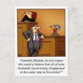 Grappige Thanksgiving Humor Briefkaarten (Voorkant)