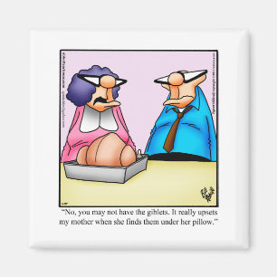 Grappige Thanksgiving Humor Koelkastmagneet Magneet