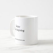 Grappige Thanksgiving Humor Koffie Mok (Voorkant links)