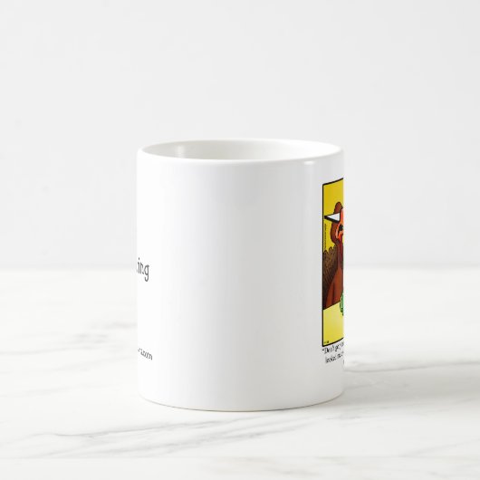 Grappige Thanksgiving Humor Koffie Mok (Center)