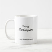 Grappige Thanksgiving Humor Koffie Mok (Links)