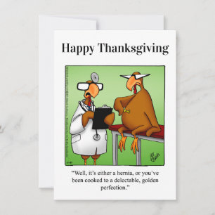 Grappige Thanksgiving Humor uitnodigingen