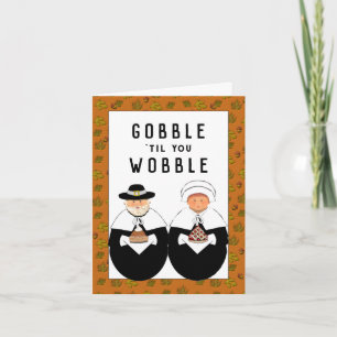 Grappige Thanksgiving Kaart