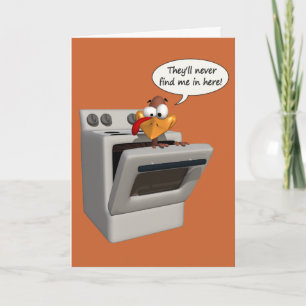 Grappige Thanksgiving kaart