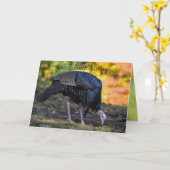 Grappige Thanksgiving Kaart (Gele Bloem)