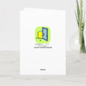 Grappige Thanksgiving Kaart: vochtig Turkije Feestdagen Kaart (Achterkant)