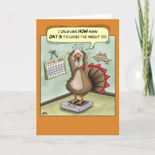 Grappige Thanksgiving Kaarten: gevuld Feestdagen Kaart