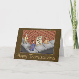 Grappige Thanksgiving Kaarten: het is een Turkse e Feestdagen Kaart
