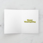 Grappige Thanksgiving kaarten - pratende kalkoenen (Binnen)