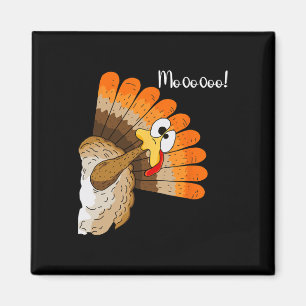 Grappige Thanksgiving Kalkoen Loet Koe Voor Mannen Magneet