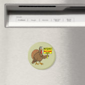 Grappige Thanksgiving kalkoen Magneet (Insitu (Vaatwasser))