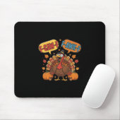 Grappige Thanksgiving kalkoen meme F-caw-f F-awk-f Muismat (Met muis)