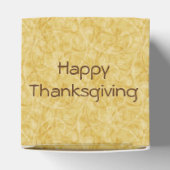 Grappige Thanksgiving kalkoen pompoen - gunst box Bedankdoosjes (Bovenkant)