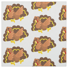 grappige Thanksgiving kalkoen Stof