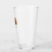 Grappige Thanksgiving-kalkoen Tijd Glas (Links)