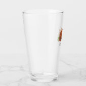 Grappige Thanksgiving-kalkoen Tijd Glas (Rechts)