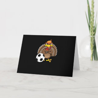 Grappige Thanksgiving Kalkoen Voetbal Voetbal Cade Kaart