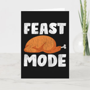 Grappige Thanksgiving-kalmerendijnercadeau Kaart