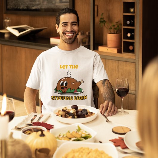 Grappige Thanksgiving – “Laat de vulling beginnen" T-shirt