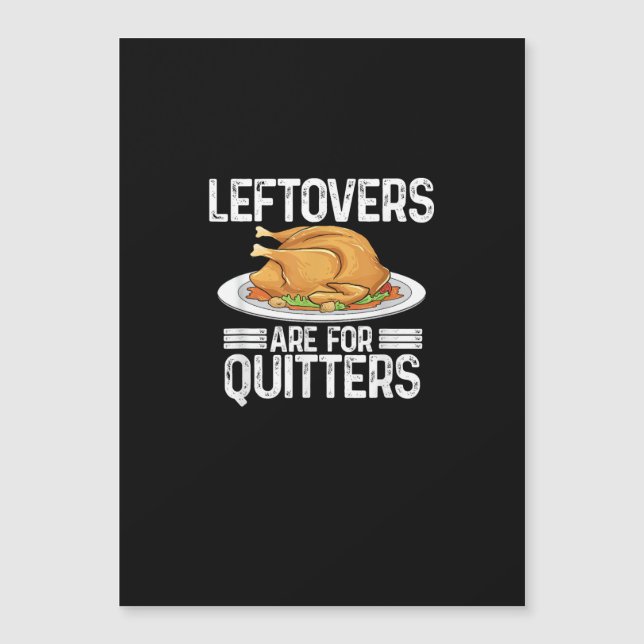 Grappige Thanksgiving outfit Overgebleven eten is  (Voorkant)